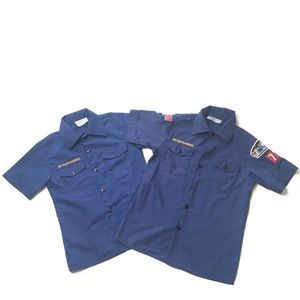 Boy Scout Button Down Shirt Size Medium X2